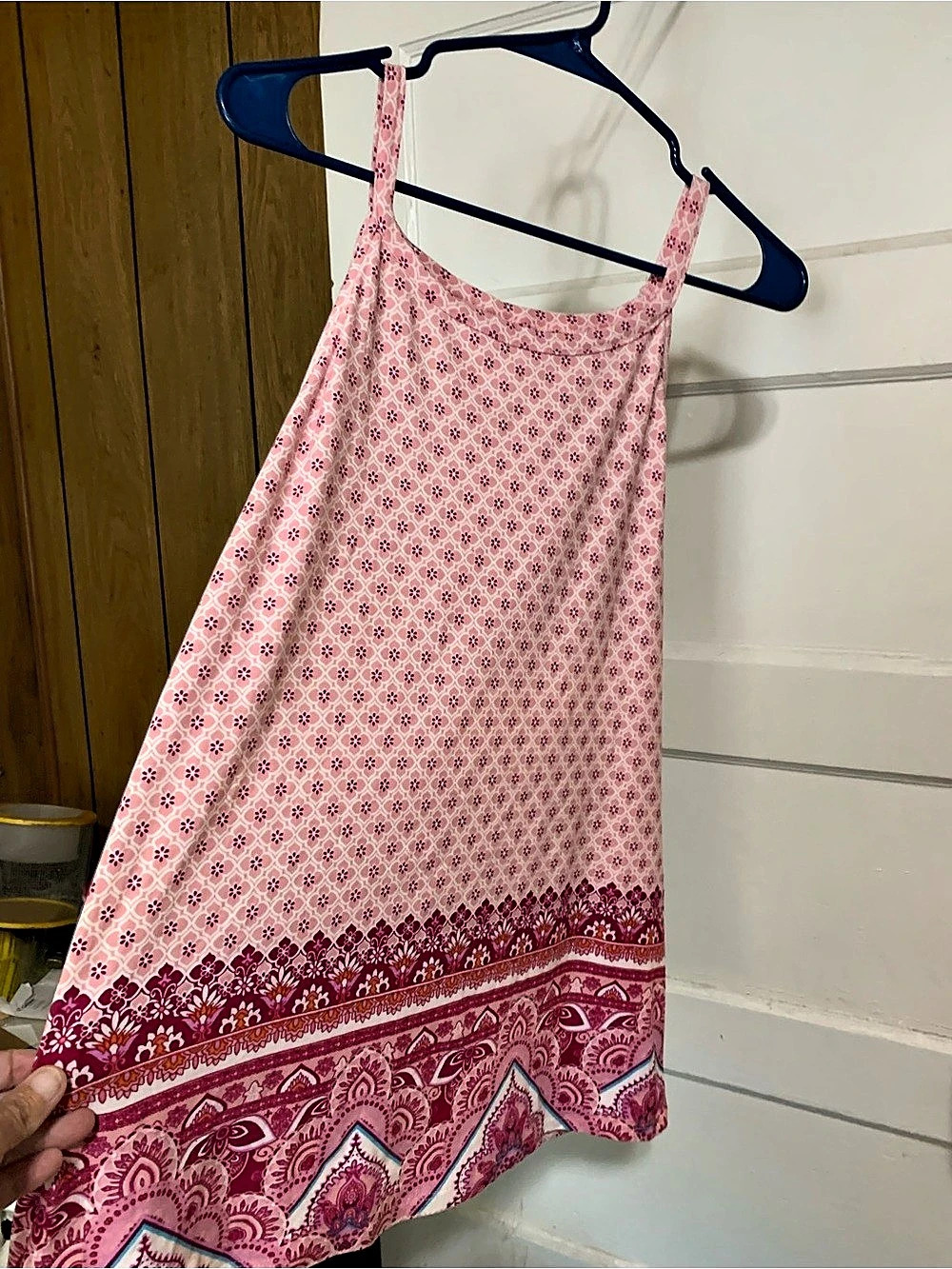 Pink & Purple Printed Tank Top